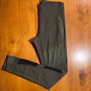 Athleta Army Green Leggings